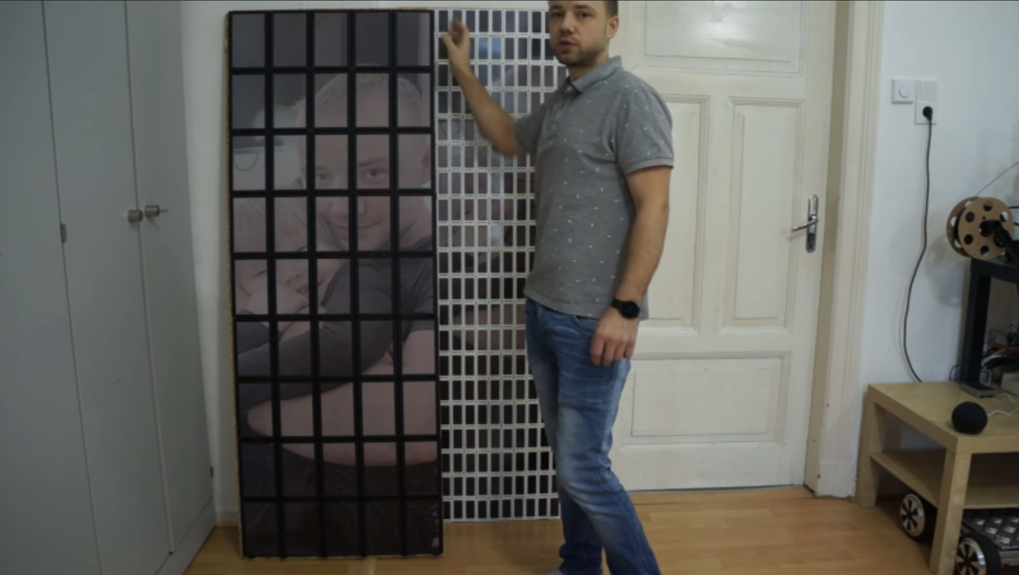 E-Ink新品:E-Paper Wall 2.0──Youtuber自製的一道E-Ink牆