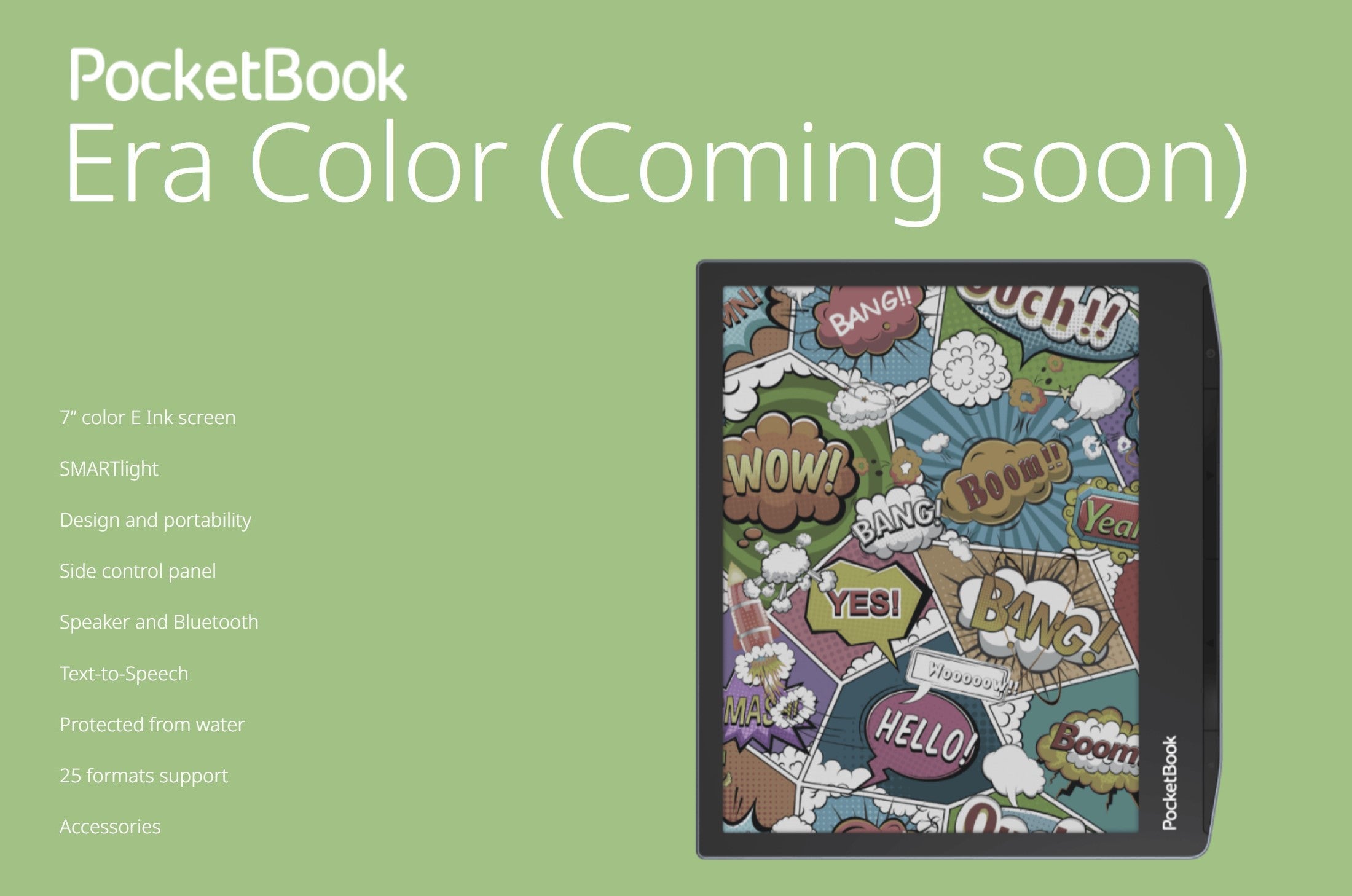 E-Ink新品:Pocketbook Era Color亮相,搭載Kaleido 3的7吋彩機