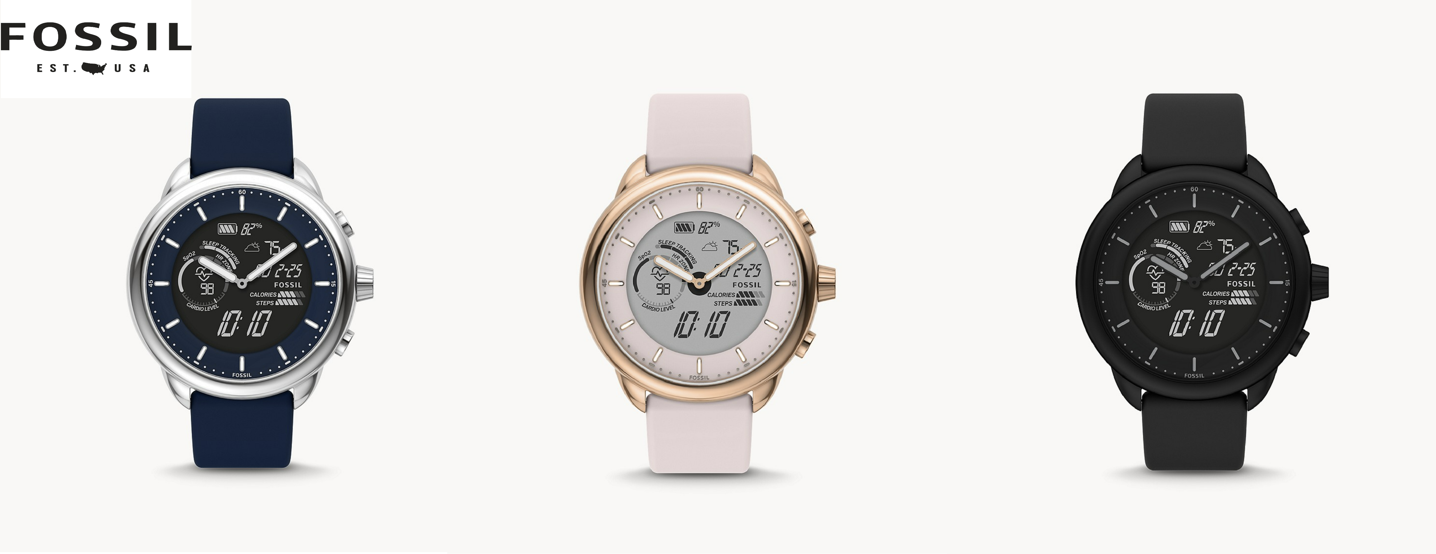 E-Ink產品:Fossil Gen 6 Wellness Edition Hybrid Smartwatch