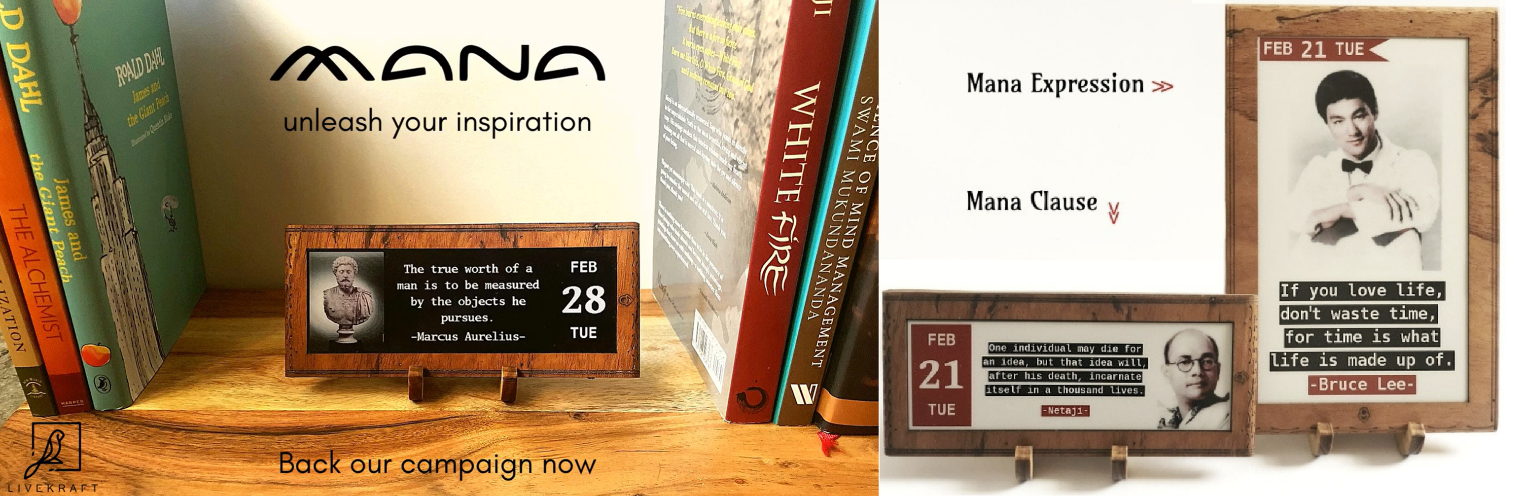 E-Ink新品:Livecraft Mana──為家居添上靈感的智能E-Ink裝置