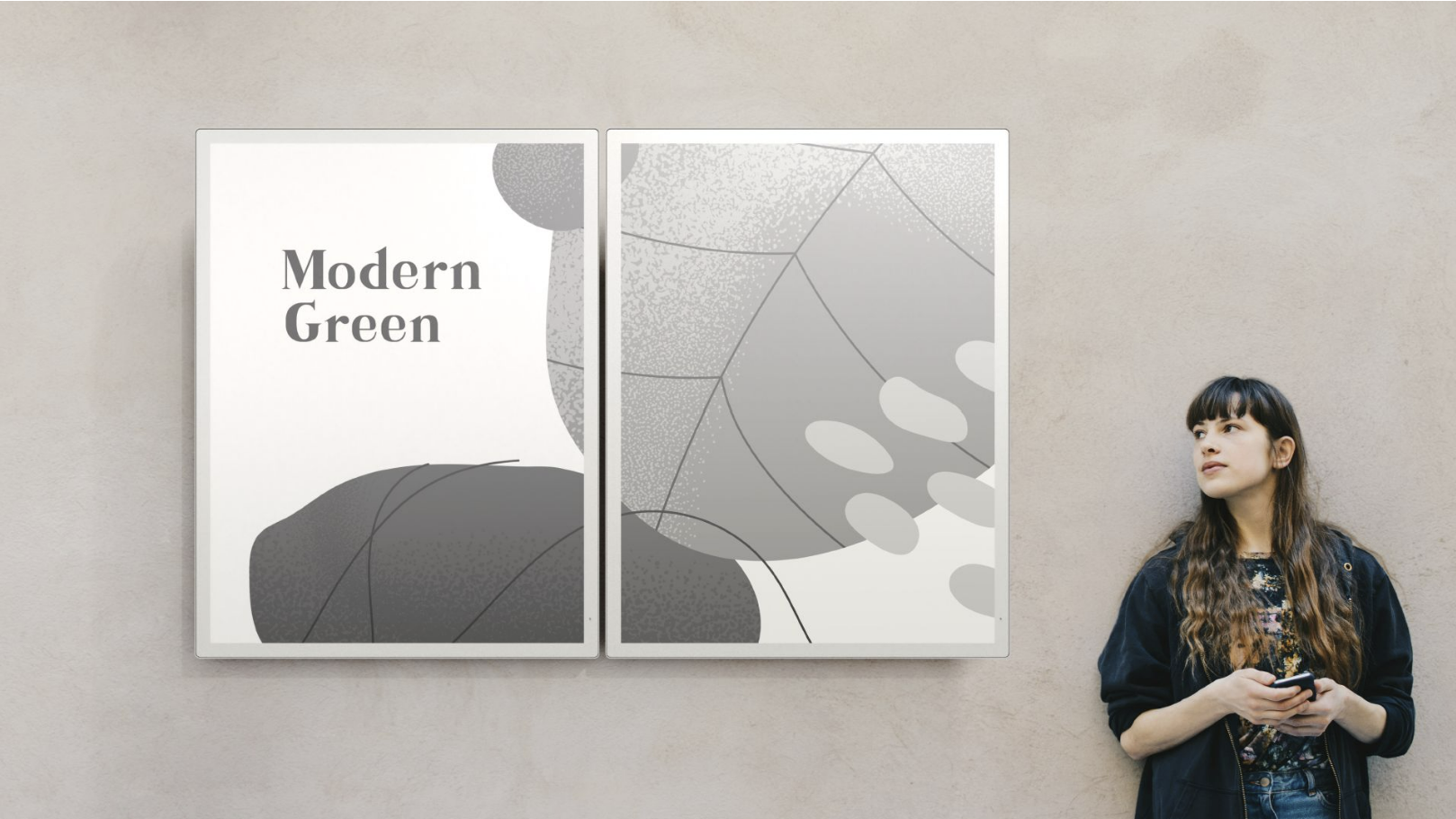 E-Ink新品:E Ink x Sharp 42英寸 電子紙海報