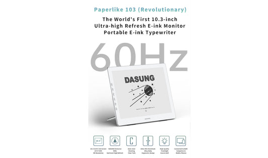 E-Ink新品:全球首款60Hz刷新率電子紙顯示器Paperlike 103登場,開放第二批預購