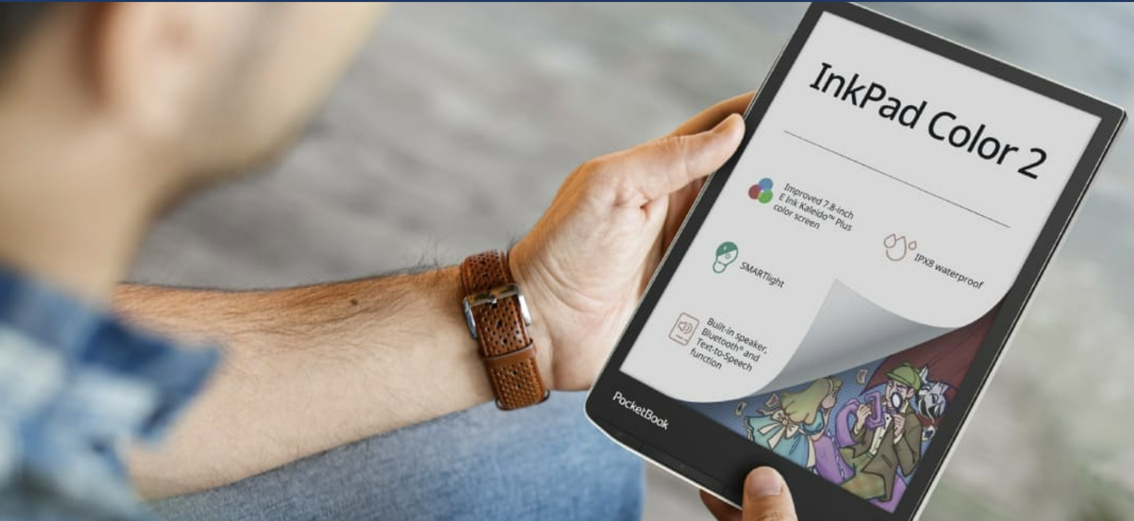 E-Ink新品:Pocketbook推出彩色升級型號InkPad Color 2