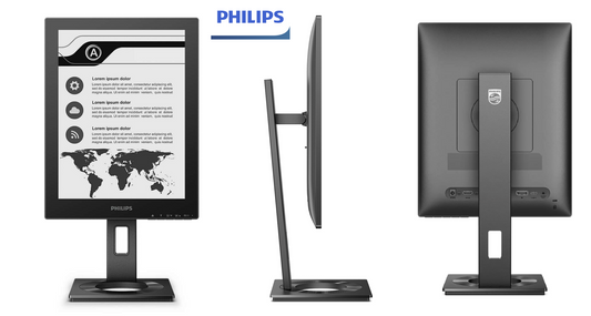 E-Ink新品:飛利浦推出13.3英寸 Business Monitor 電子紙顯示器