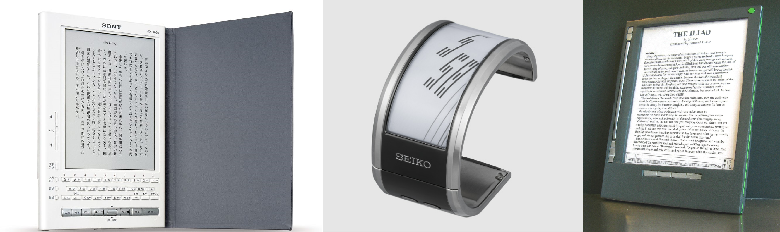 E-Ink新聞:讓我們來回顧一下,那些年比Kindle還早採用E-Ink技術的產品吧!