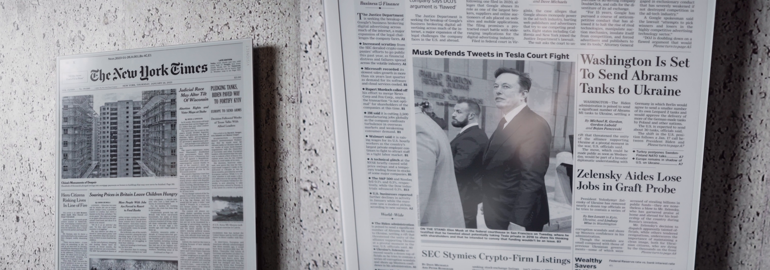 E-Ink新品:Project E-Ink──讓你每天看到最新報紙頭版