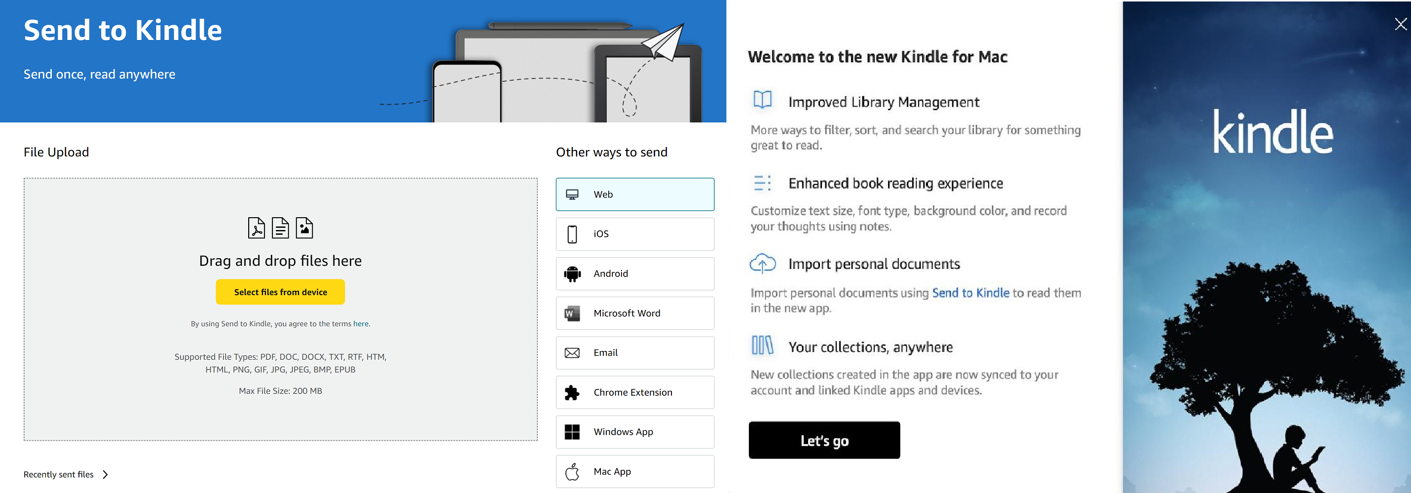 e讀新聞:Amazon Kindle新功能總覽──new Kindle for Mac、Send to Kindle及Kindle Personal Documents升級
