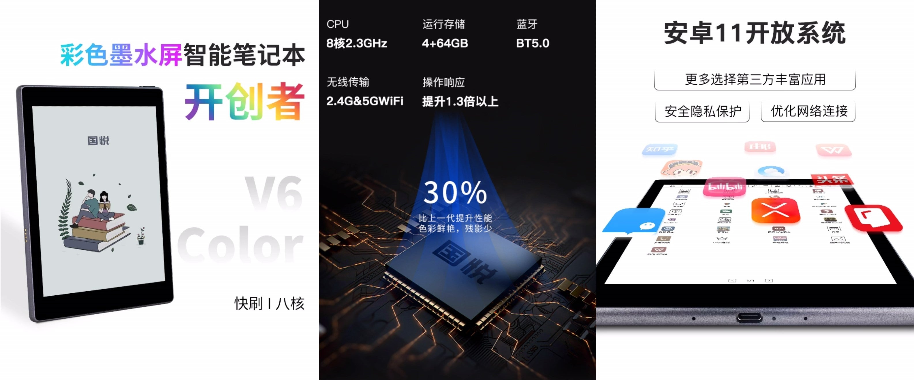 E-Ink產品:補遺介紹7.8吋Kaleido3彩機──國悅V6 Color