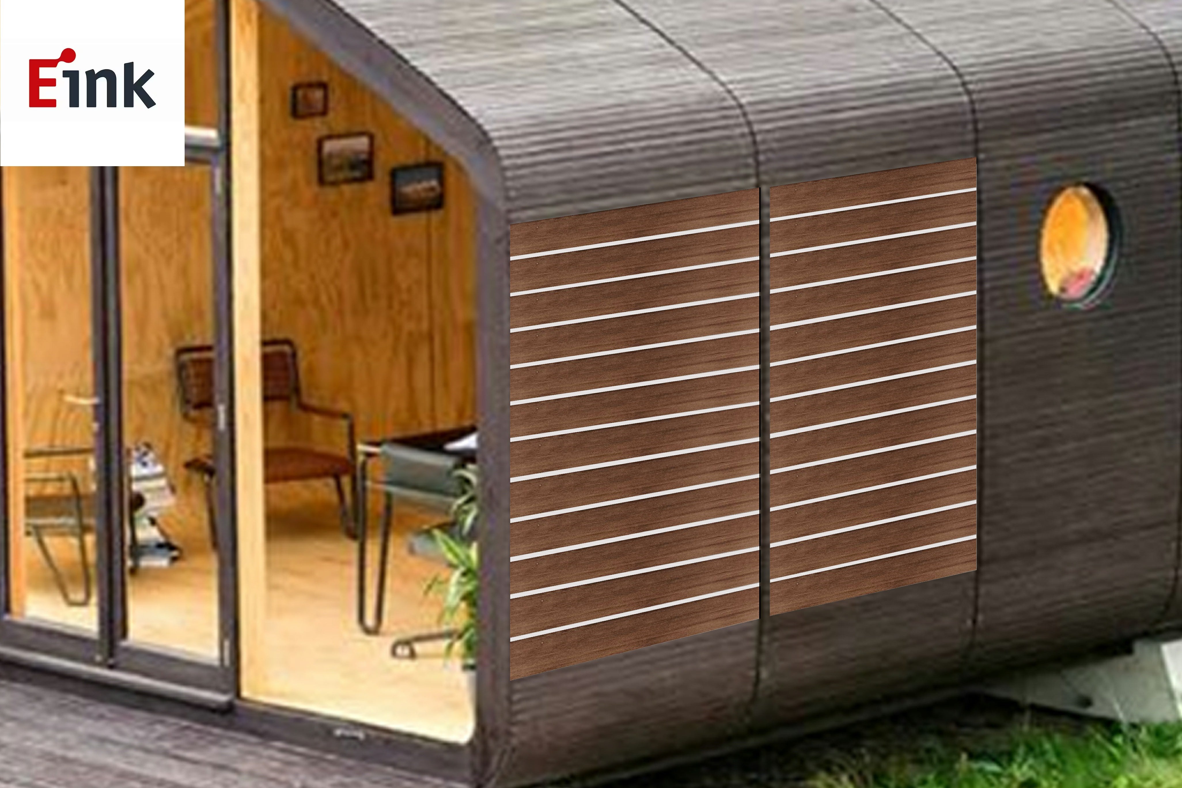 E Ink Prism™電子紙技術創新應用,展示節能動態變色牆面