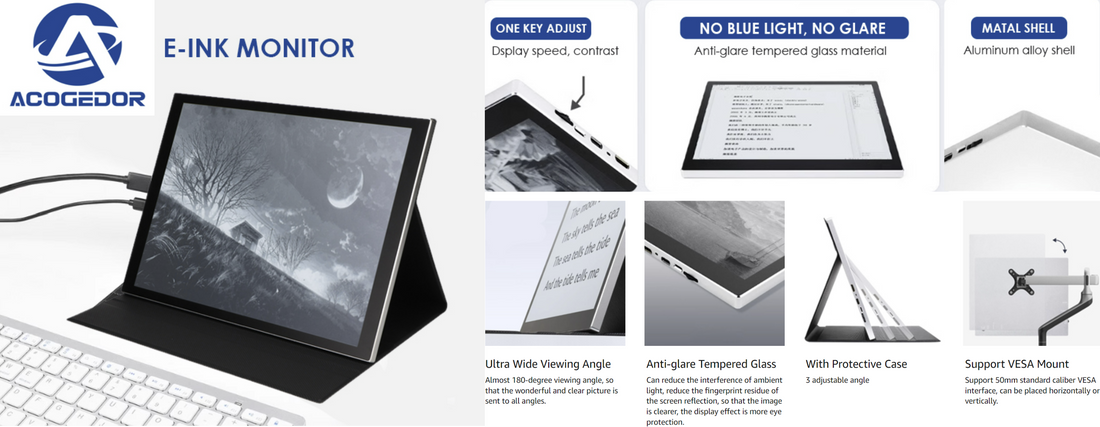 E-Ink產品：E-Ink顯示器的另類新選擇──Acogedor 10.3吋/13.3吋系列