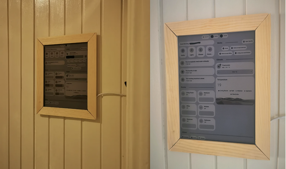 用Bigme inkNote Color+ Lite改造的全屋控制系統──Home Assistant E-Ink Dashboard