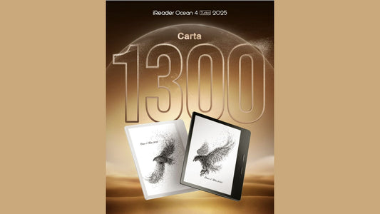 E-Ink新品：掌閱 Ocean4 Turbo 2025 發布！7 吋 Carta 1300 螢幕及全新光源技術