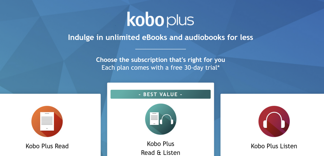 E-Ink新聞：樂天Kobo在英美兩地推出訂閱服務Kobo Plus