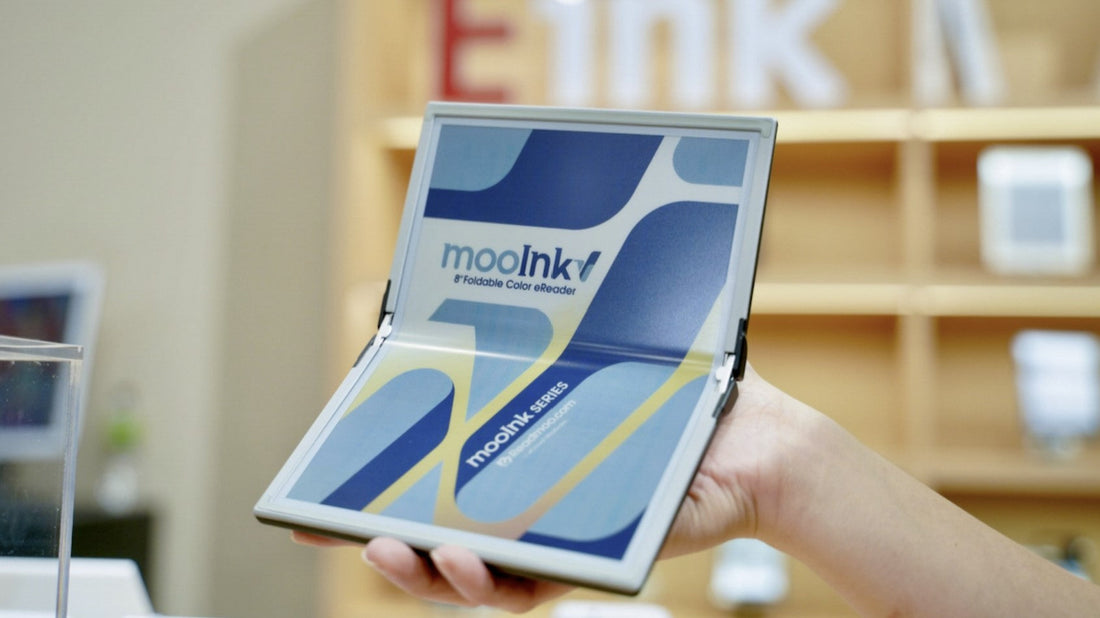 E-Ink新品：全球首款摺疊彩色電子書閱讀器 mooInk V 驚艷亮相 Touch Taiwan 2025