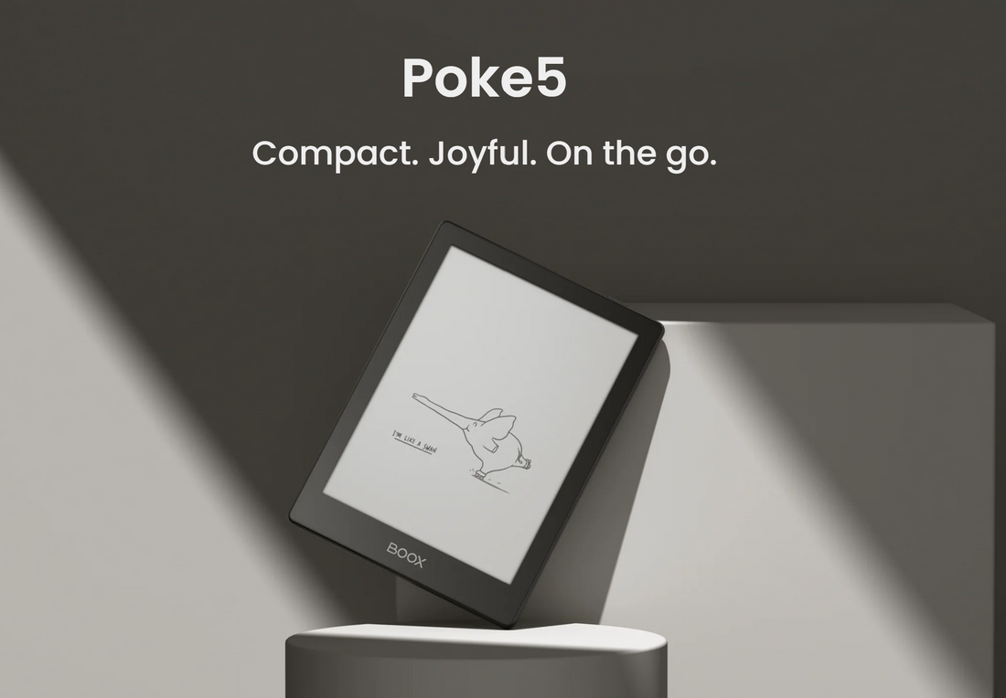 E-Ink新品：文石BOOX推出全新海外限定 6吋 Poke5閱讀器 及 與Poke4 Lite的異同一覽