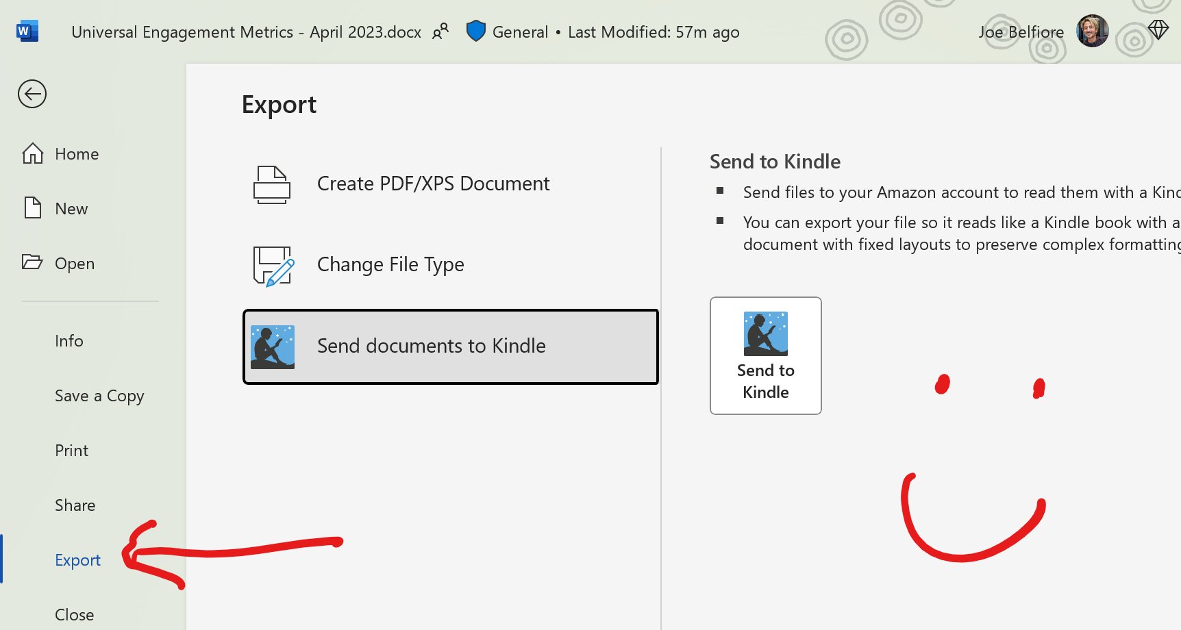 E-Ink新聞：微軟Word與Amazon Kindle聯手推出「Send document to Kindle」功能