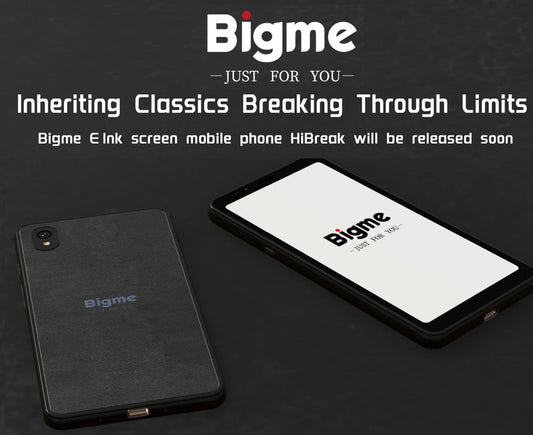 E-Ink新品：Bigme大我即將於五月底推出兩款E-Ink智慧型手機 HiBreak 系列