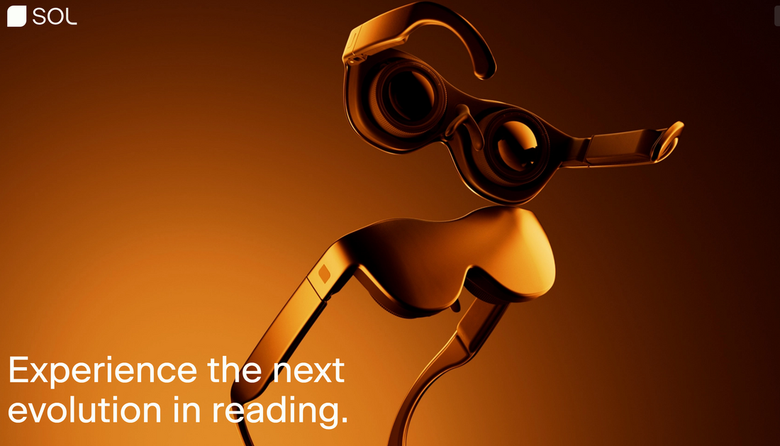 E-Ink新品：Sol Reader──讓你沉浸閱讀的E-Ink眼鏡