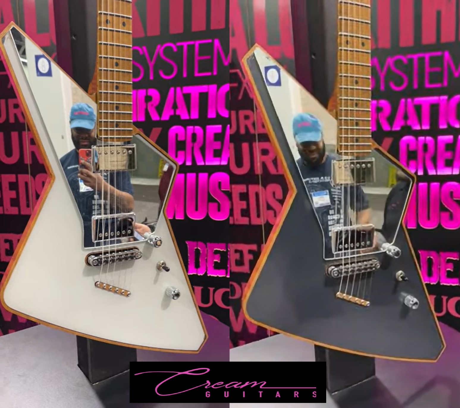 E-Ink新品：音樂與科技的結合──Cream Guitars推出可變色電子紙結他