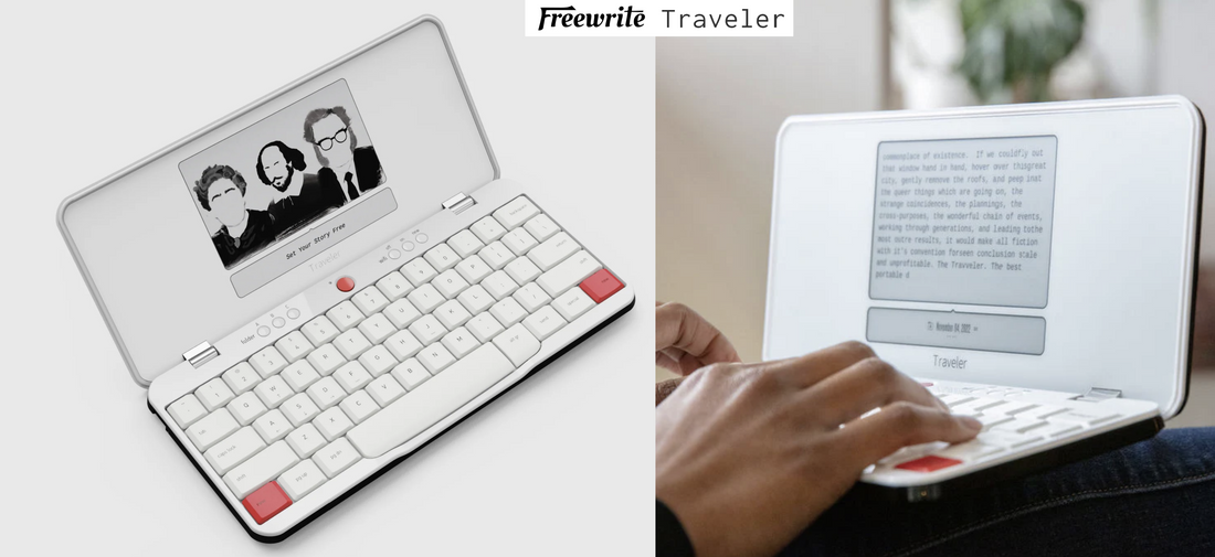 E-Ink產品：Freewrite Traveler──讓你專注於寫作的電子墨水打字機