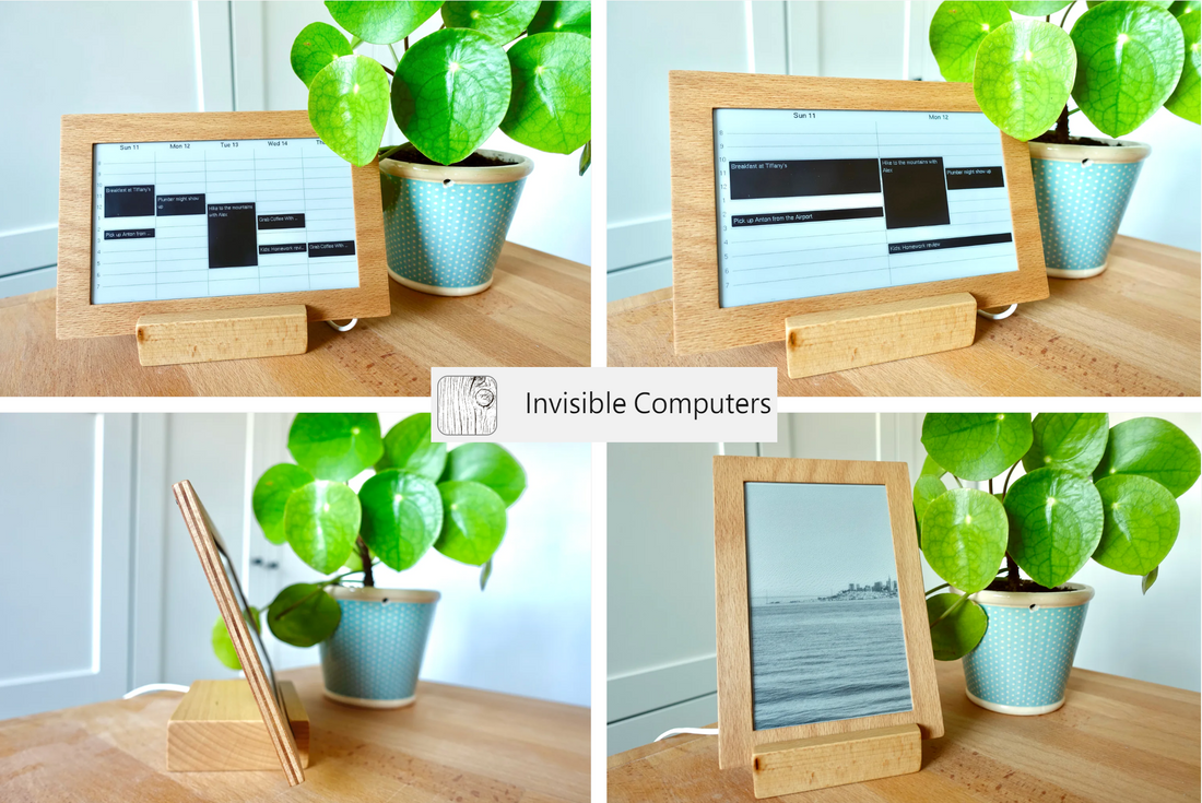 E-Ink新品：Invisible Calendar──在電子紙上顯示你的Google日曆