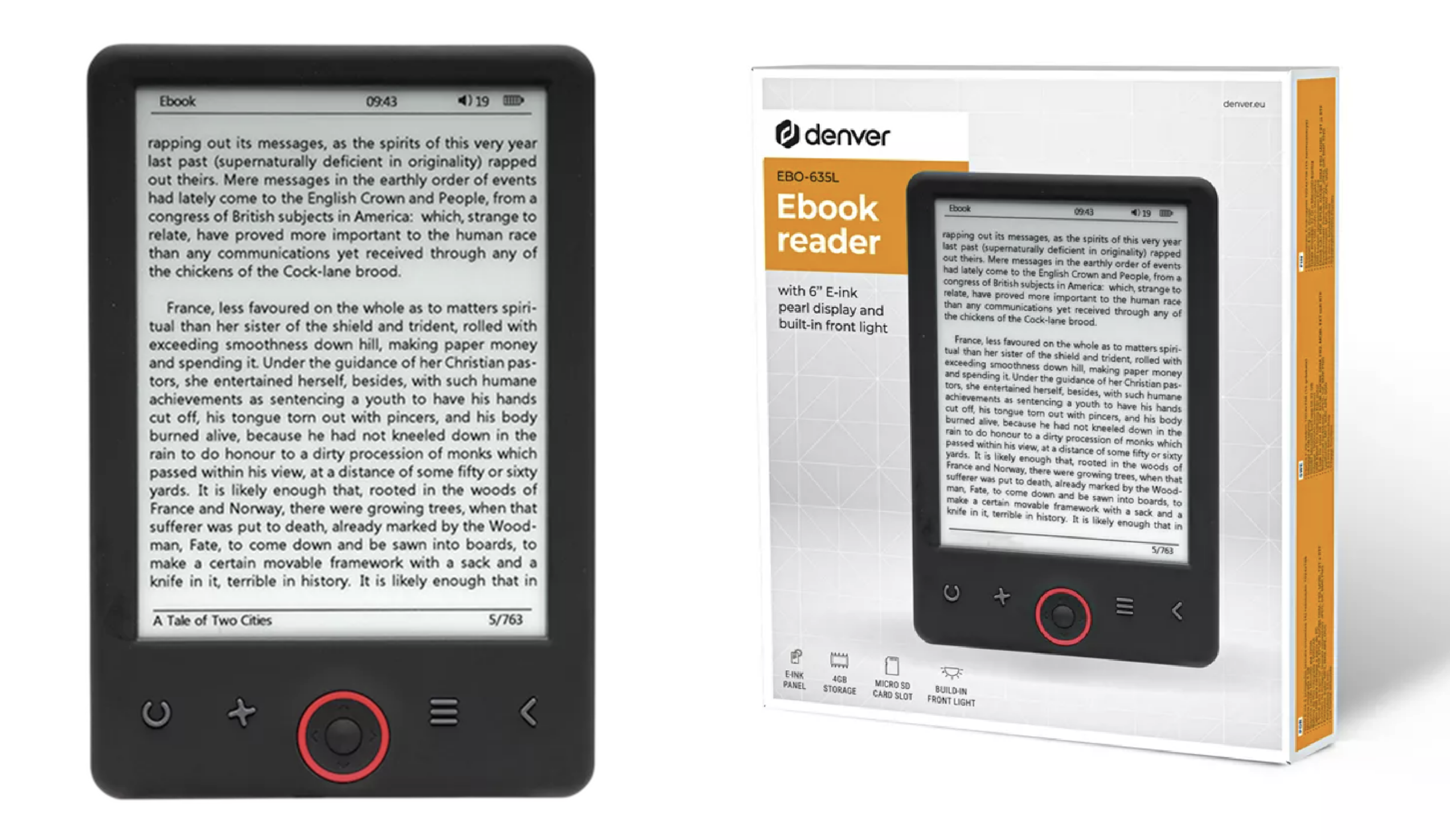 E-Ink產品：DENVER EBO-635L──來自丹麥，對標Kindle的入門級閱讀器