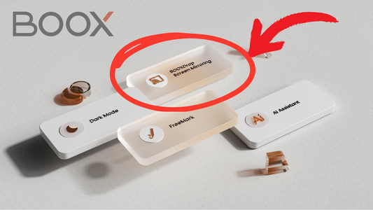 文石Boox最新v3.5.3版本新增「互傳投屏」功能，成為你的網課/會議好幫手