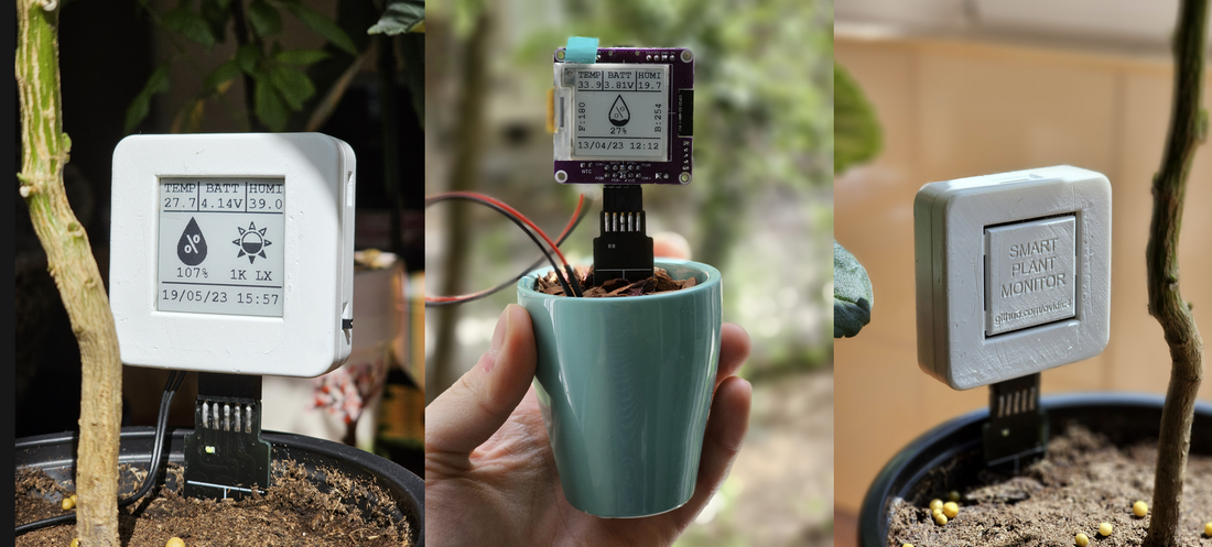 E-Ink產品：榮獲2023 Hackaday Prize的智能植物監測器