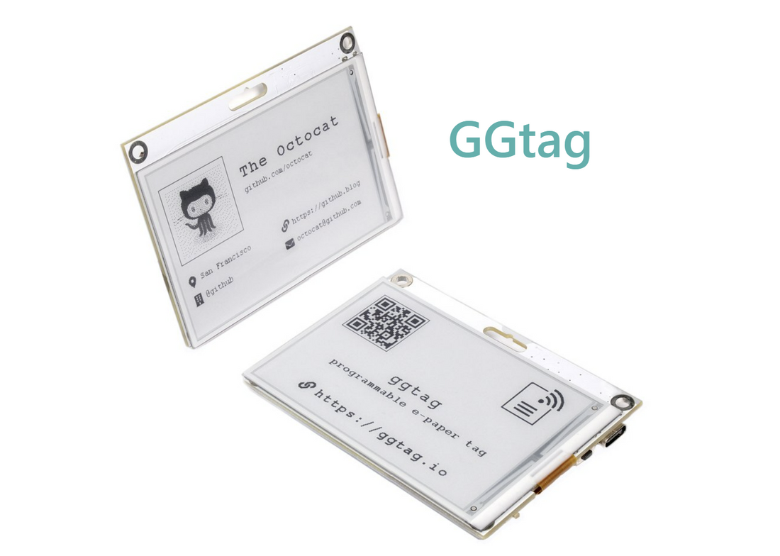 E-Ink新品：GGtag──可聲音編程、模擬RFID標籤的電子紙徽章