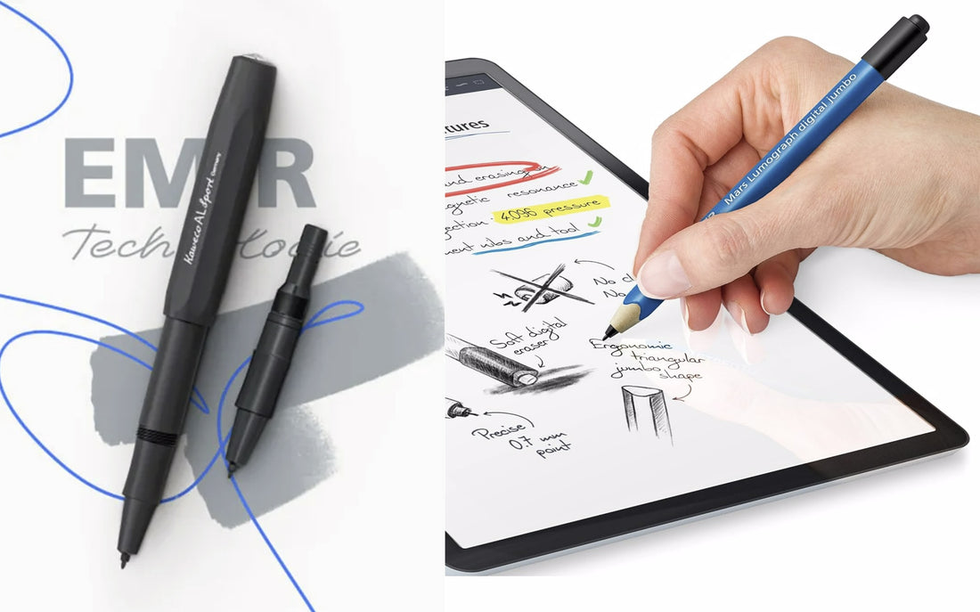 閱讀器電磁筆新選擇──Kaweco AL SPORT Connect EMR Black及Mars Lumograph digital系列